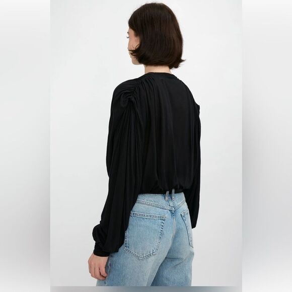 Iro Barba V-neck blouse, M - Picture 5 of 15